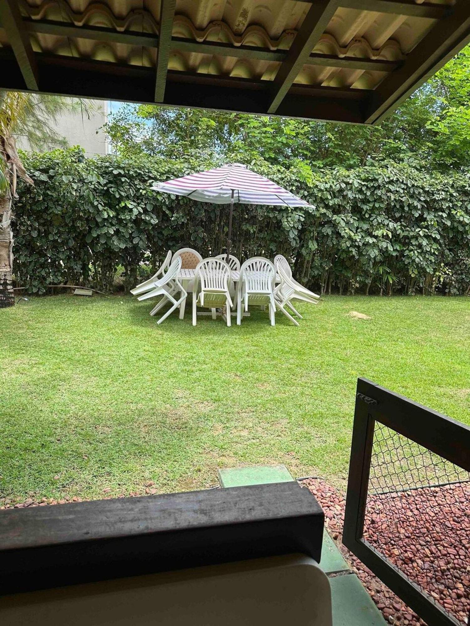 Flat Guarajuba 4 Quartos Terreo A Beira Mar - Pe Na Areia - Governanca Com Arrumadeira E Wi Fi Inclusos Camassari Dış mekan fotoğraf