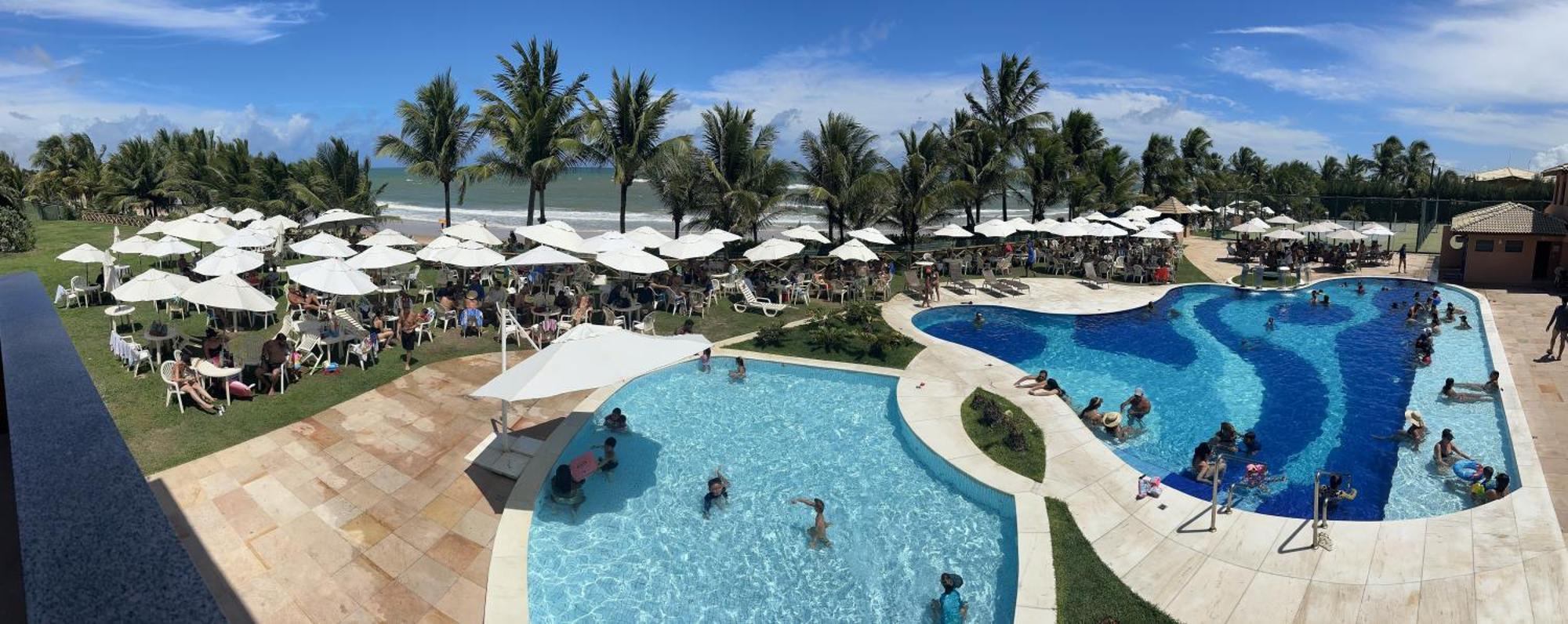 Flat Guarajuba 4 Quartos Terreo A Beira Mar - Pe Na Areia - Governanca Com Arrumadeira E Wi Fi Inclusos Camassari Dış mekan fotoğraf