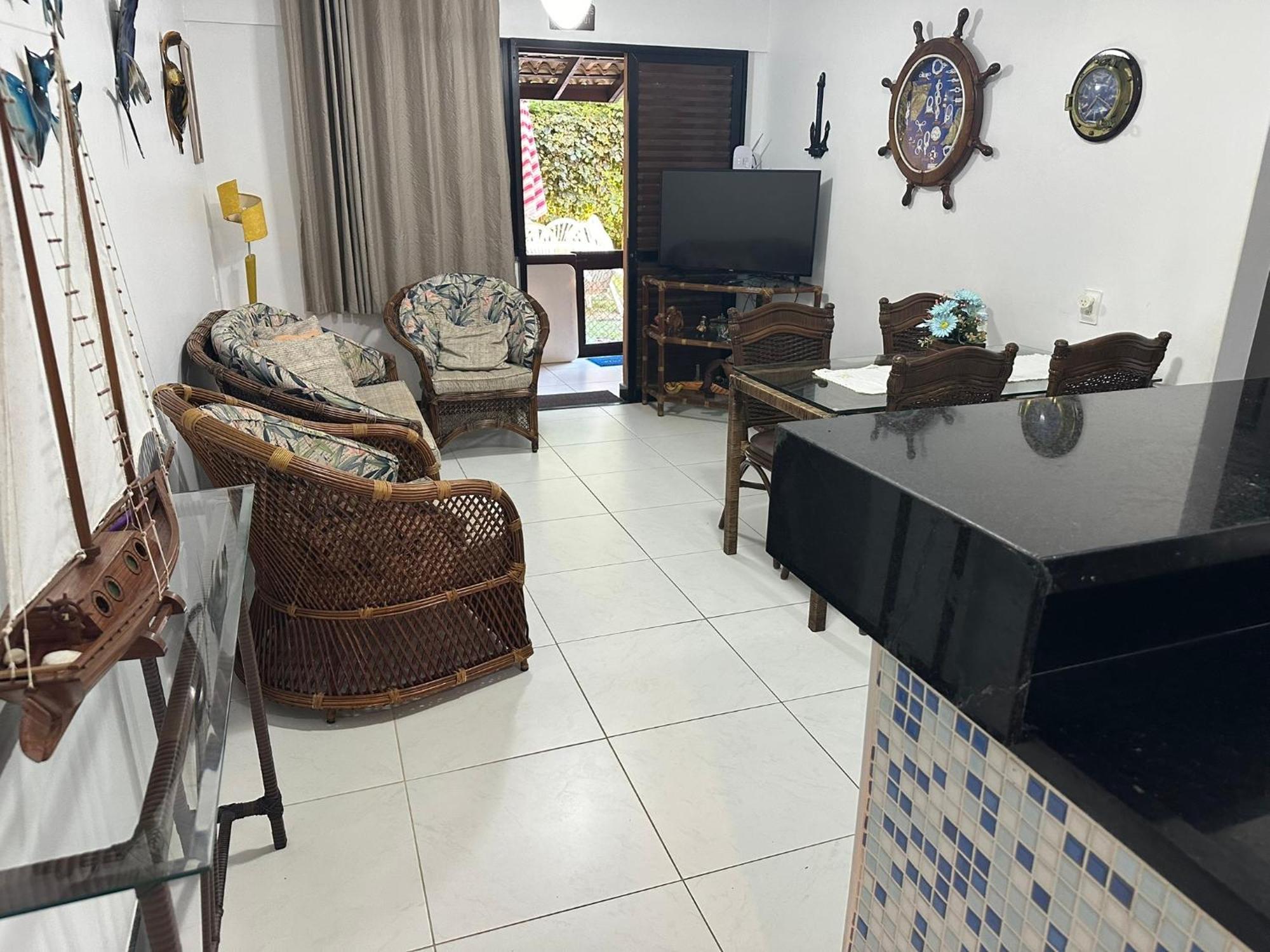 Flat Guarajuba 4 Quartos Terreo A Beira Mar - Pe Na Areia - Governanca Com Arrumadeira E Wi Fi Inclusos Camassari Dış mekan fotoğraf